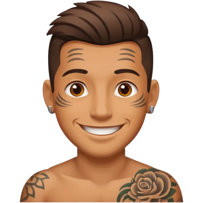 a tatoo man emoji