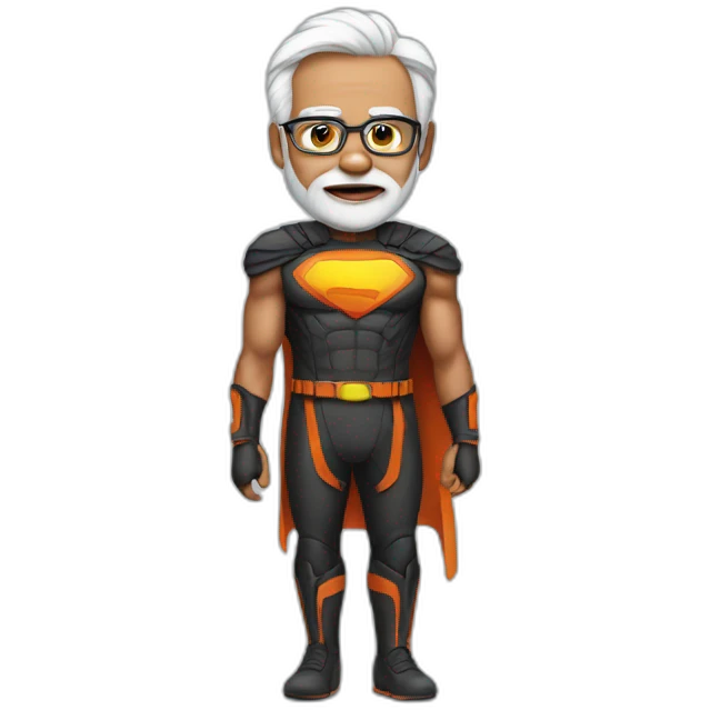 modi super hero emoji