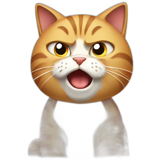 cat angry emoji