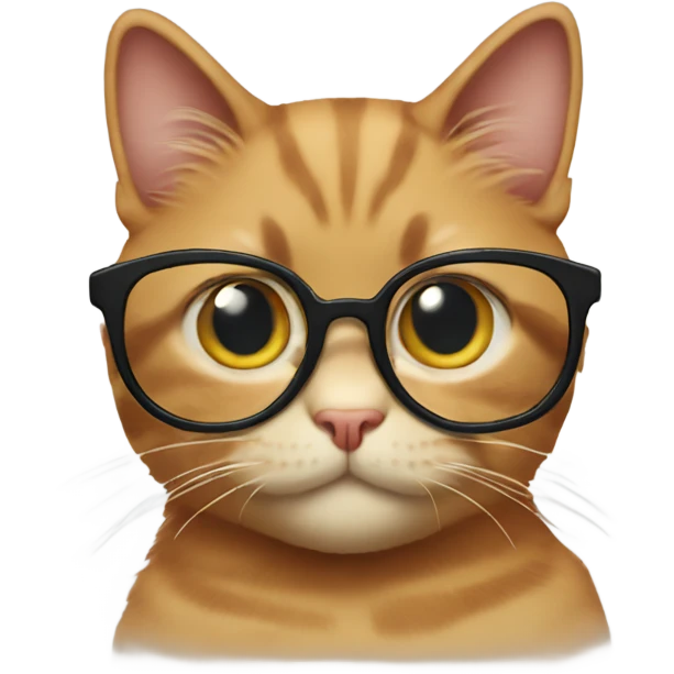 Perry the cat with glasses emoji