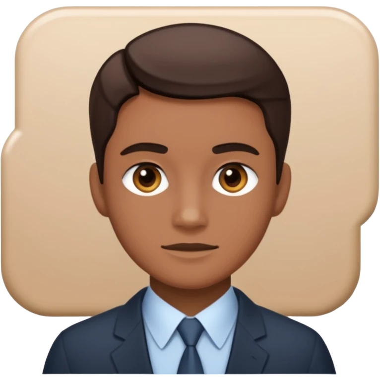 Can you create an image (VERY SIMPLE) of an agent and under it, have the text "Company Update Agent"? This will be overlayed onto my video to show that there is an agent working. Make it very simple and looks like it's great for backgrounds information emoji