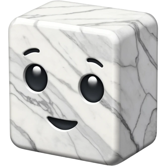 un blocco irreegolare di marmo emoji