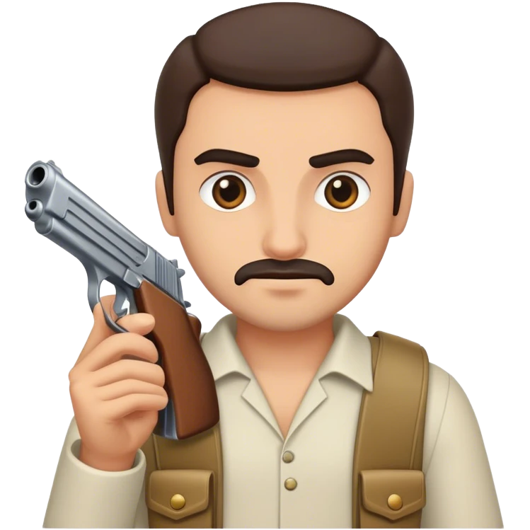 godfather with gun emoji