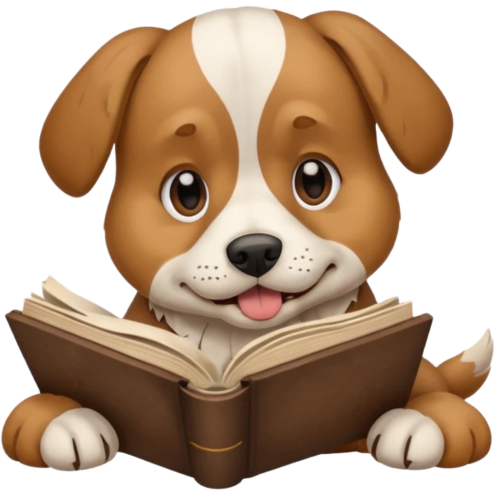 Dog eat homework emoji