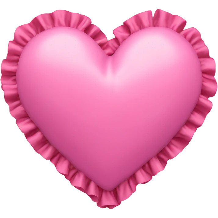 pink heart with ruffles emoji
