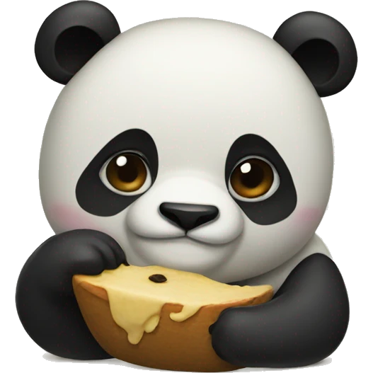 panda eat banbo emoji
