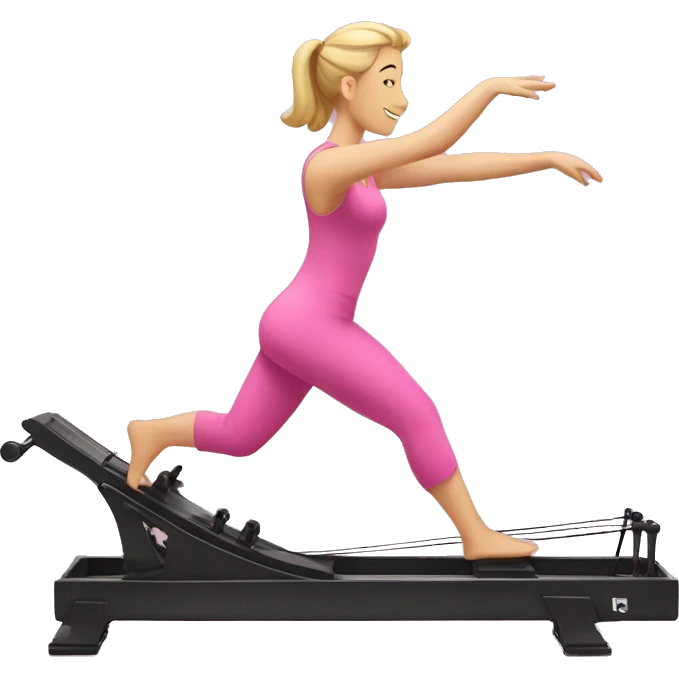 pink pilates reformer  emoji