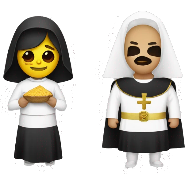 Nacho libre and nun emoji