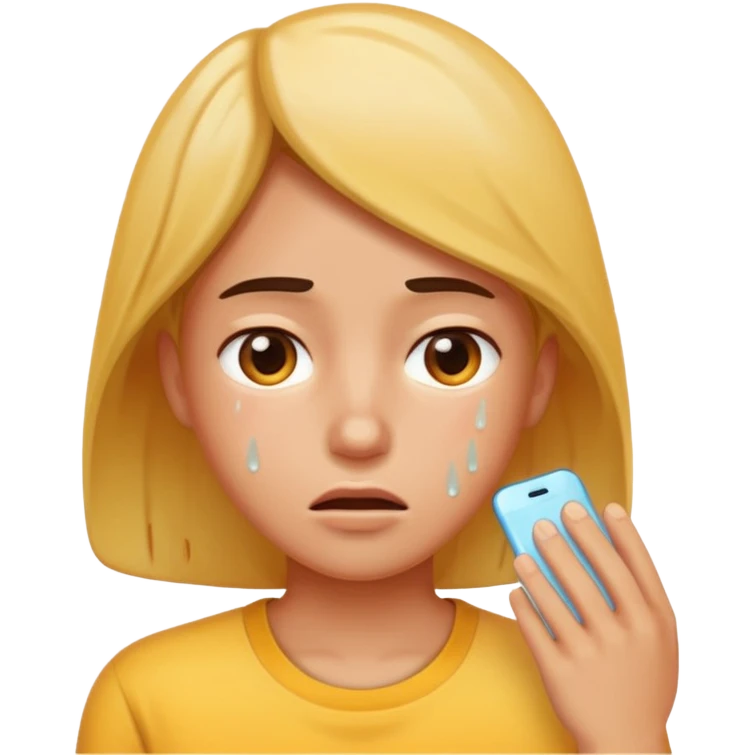 Sweating and tired  emoji