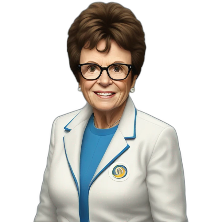 Billie Jean King emoji