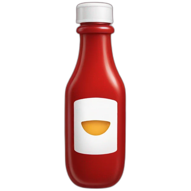 ketchup bottle emoji
