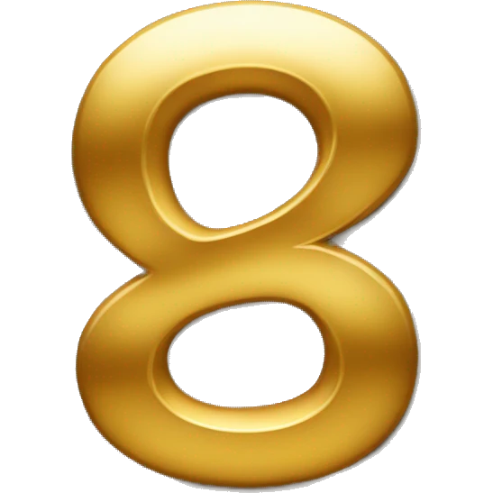Number: "23" gold emoji