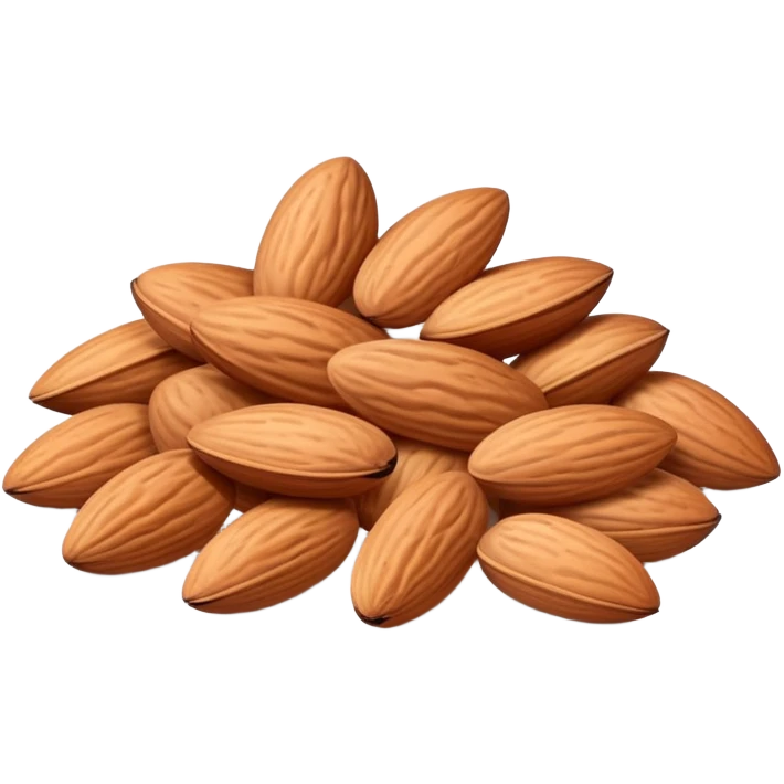 A small pile of almonds emoji