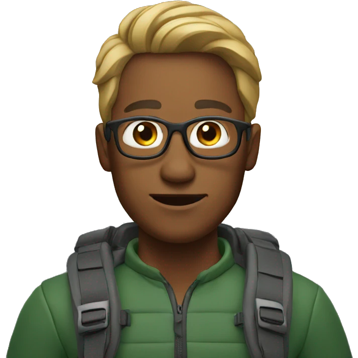 man on mountain emoji