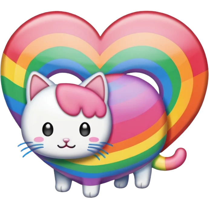 heart nyan cat emoji