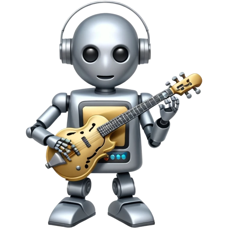 Robot Maestro musician emoji