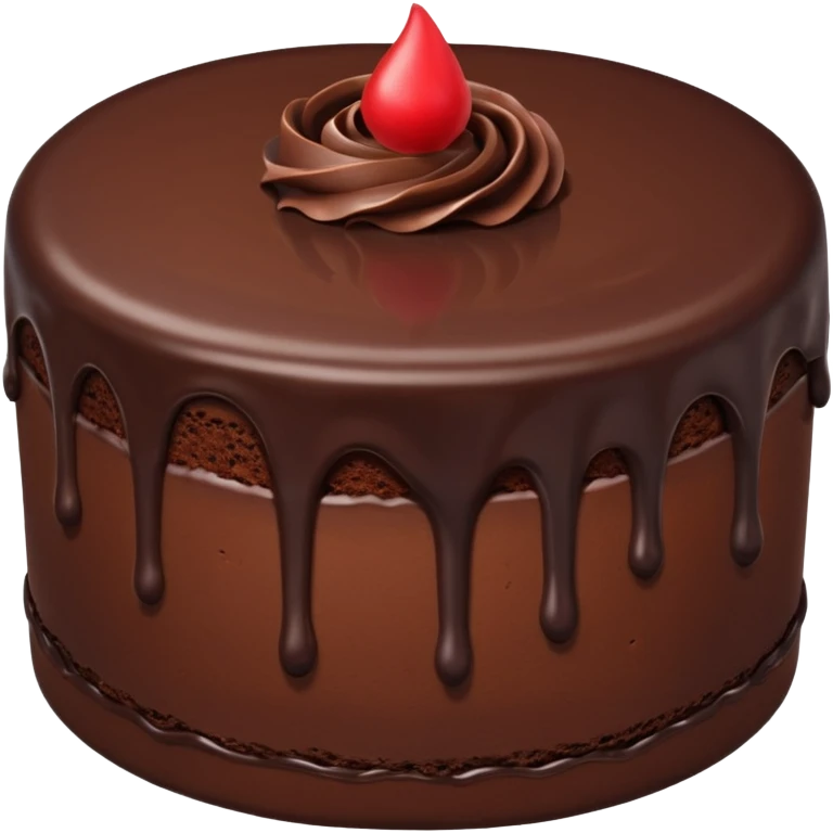 Chocolate cake emoji