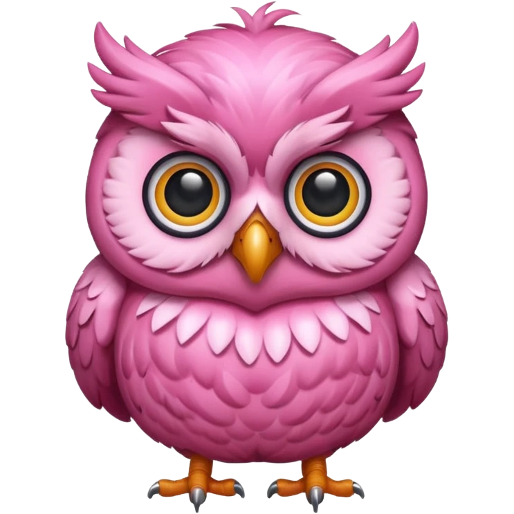 pink owl emoji