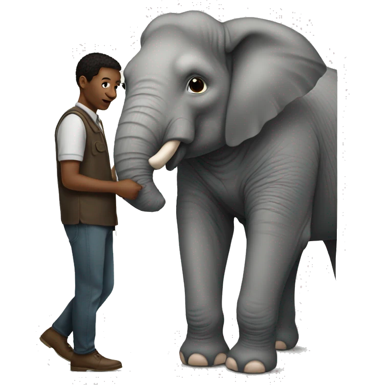 Twenty with elephant emoji