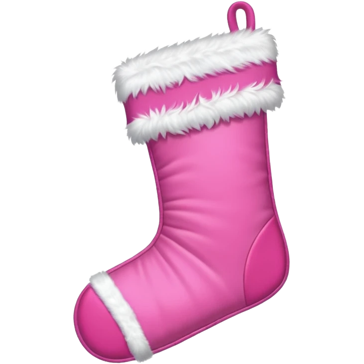 Pink Christmas emoji