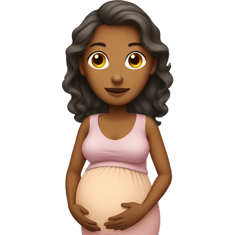 pregnant lady emoji