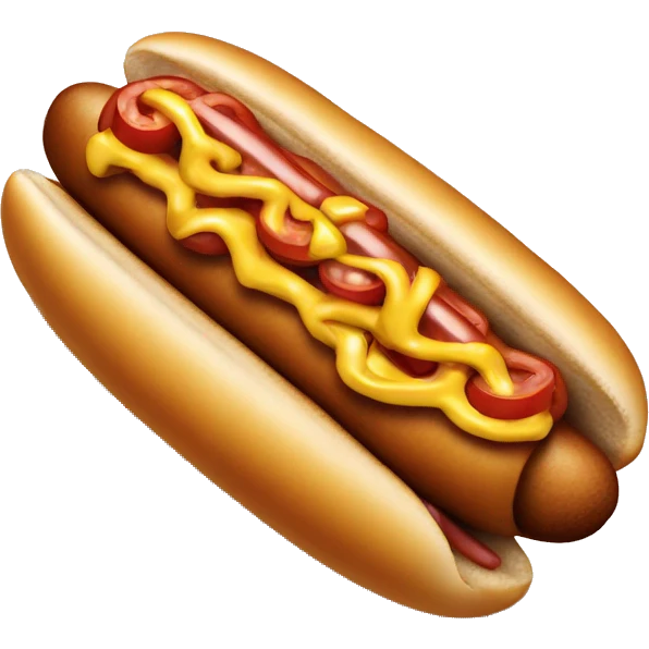 hotdog at beach emoji