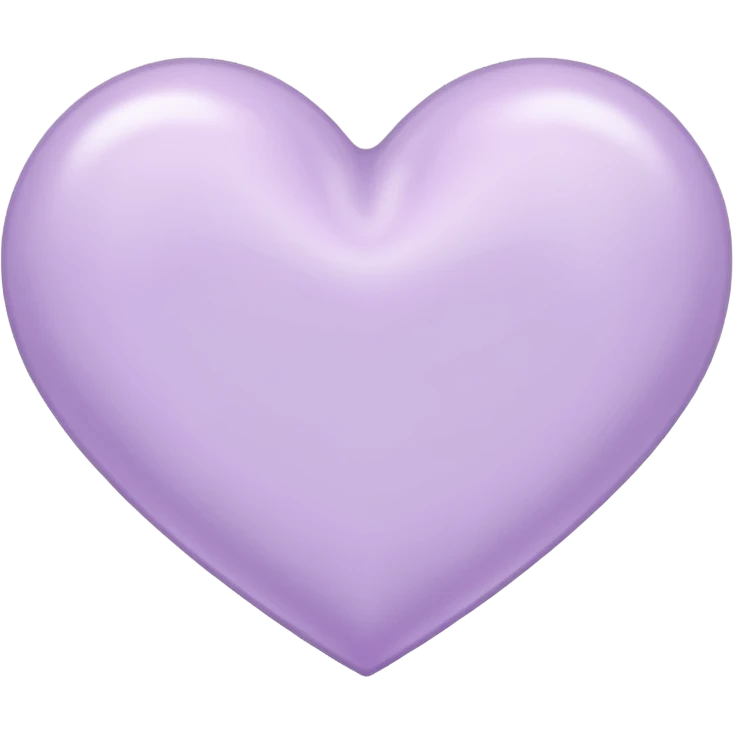 pastel lilac heart emoji