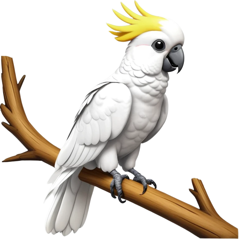 cinematic-cockatoo-realistic-full-body-perched-emoji,-sleek-white-feathered-body-balanced-on-a-branch,-vibrant-yellow-crest-raised-in-expressive-alertness,-sharp-black-beak-slightly-open-as-if-mid-call,-piercing-dark-eyes-observing-with-cheeky-intelligence,-delicate-talons-gripping-the-wood-firmly,-simplified-yet-realistic-focused-features,-highly-detailed,-glowing-with-a-soft-sunlit-hue emoji