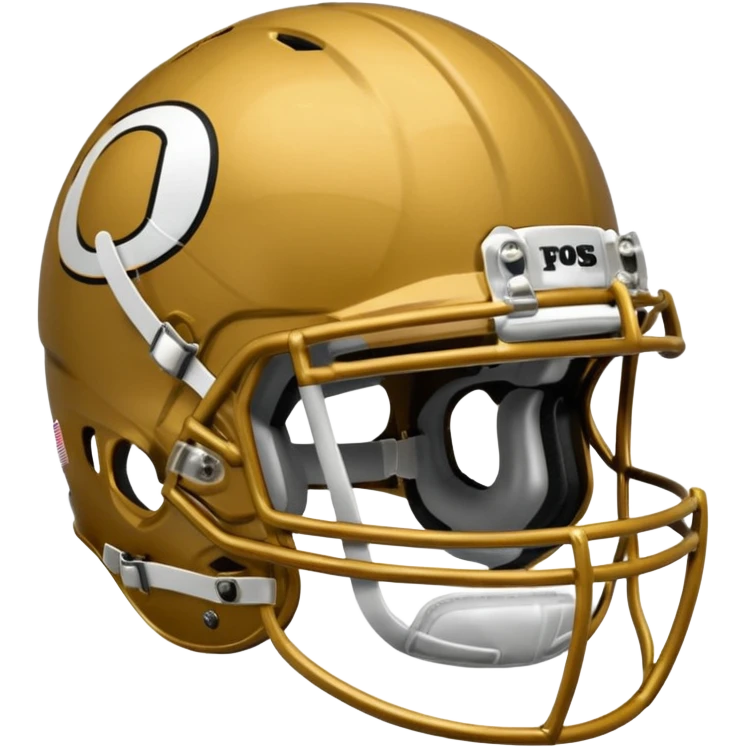 college football player helmets dark gold  emoji