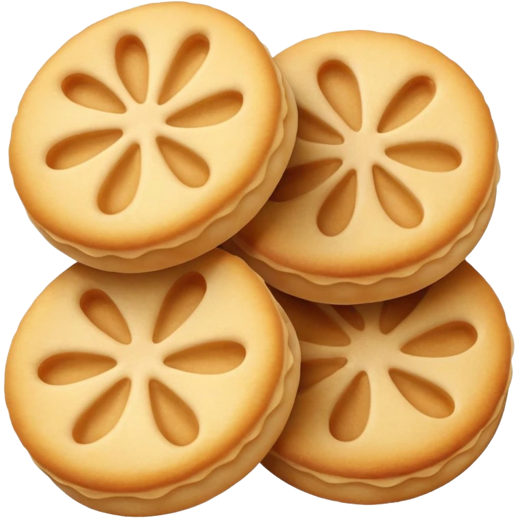Japanese rice cracker with soy sauce flavor emoji