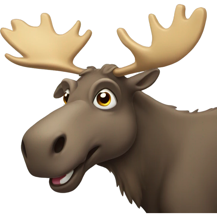 Derpy Moose  emoji
