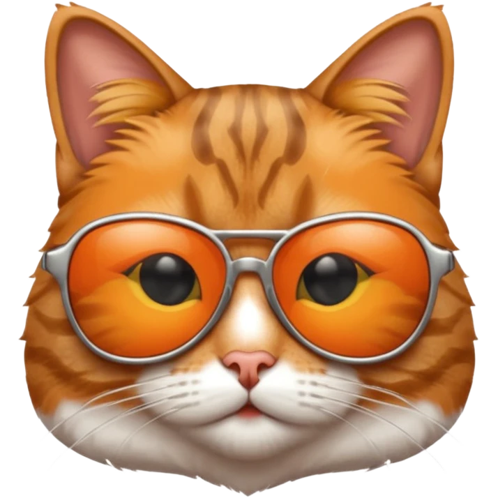 Cat wearing sunglasses emoji