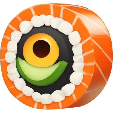 Sushi roll emoji