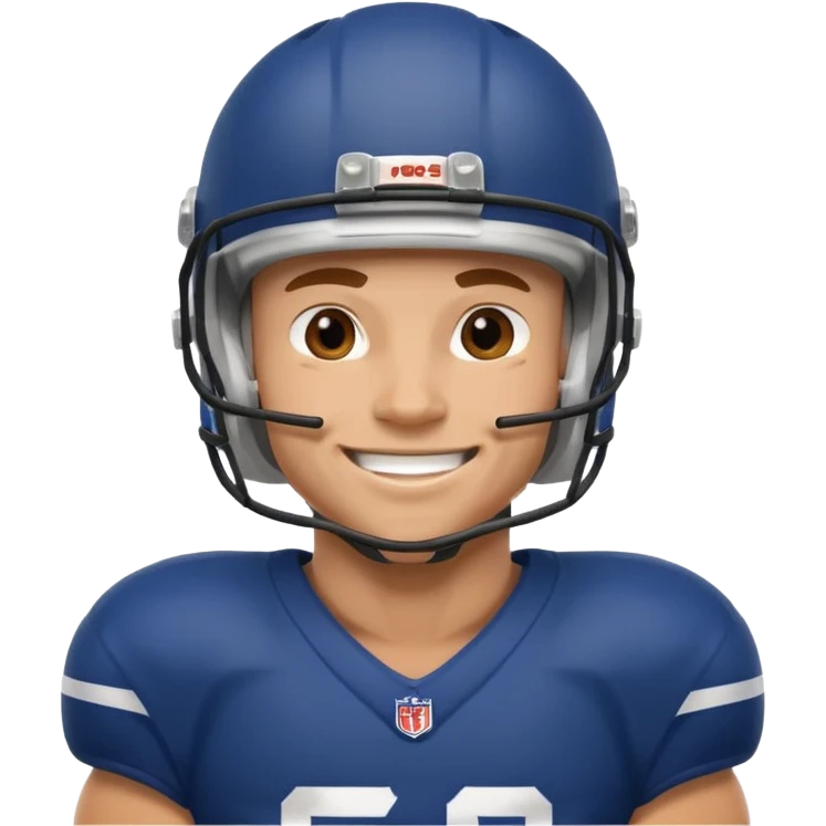 College football player emoji