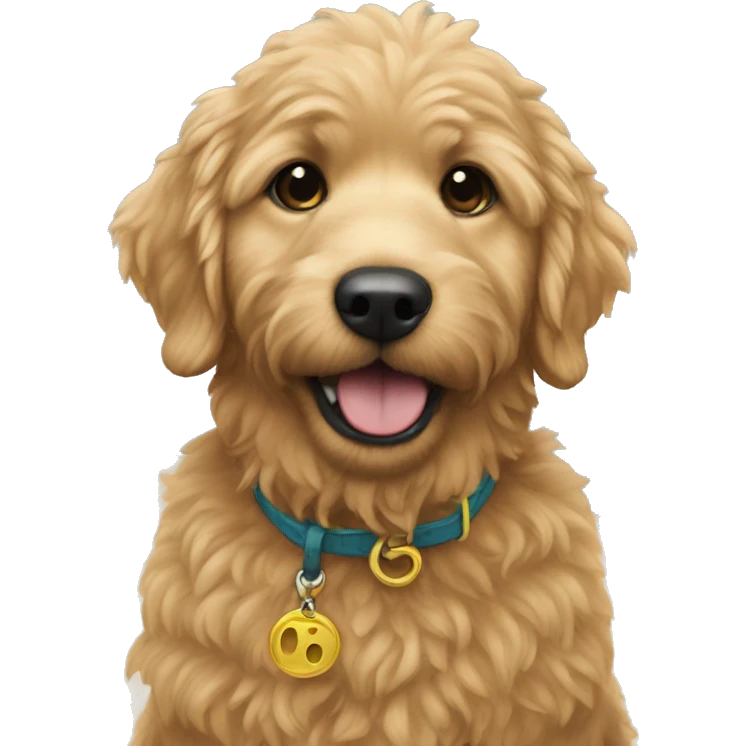 Mini goldendoddle emoji