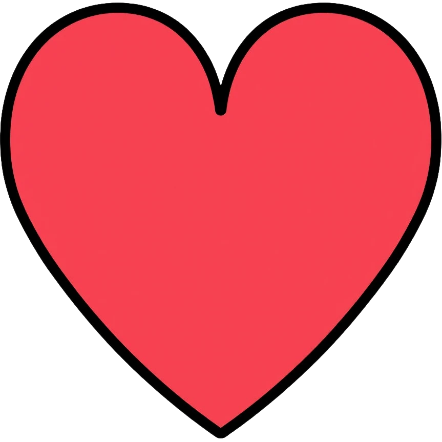 simple red heart emoji