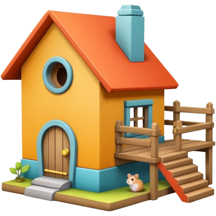 hamster house emoji