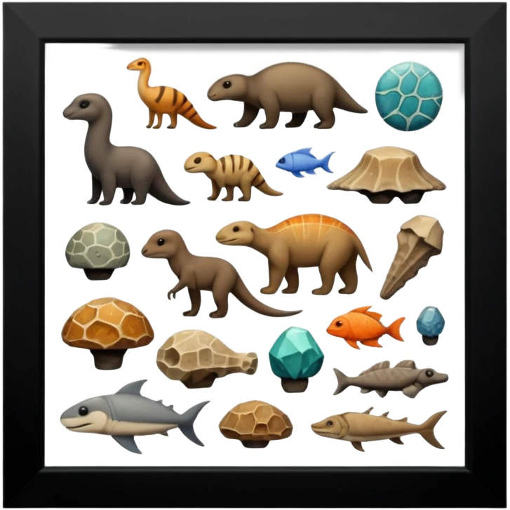 see animals, fossils and minerals 🐾
 emoji