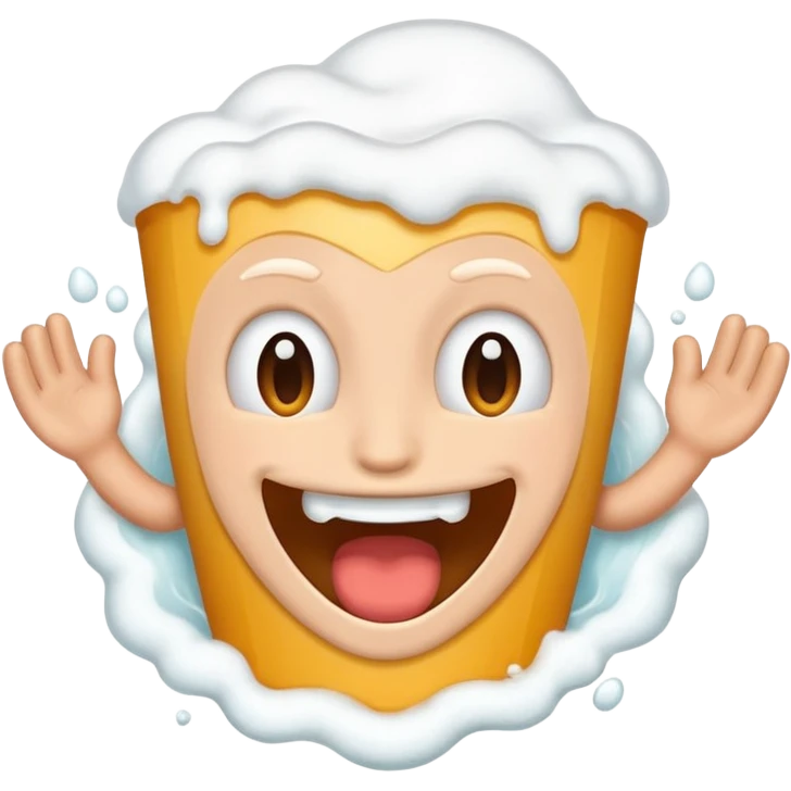 enthusiastic frothing mouth emoji