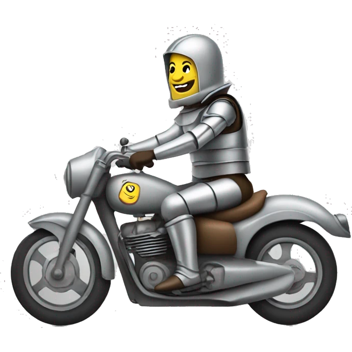 TinMan riding motorcycle  emoji