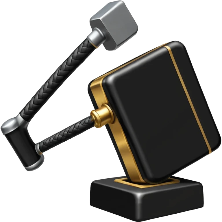 The hammer that hit the Kaaba emoji