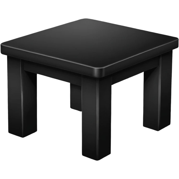 TABLE black emoji