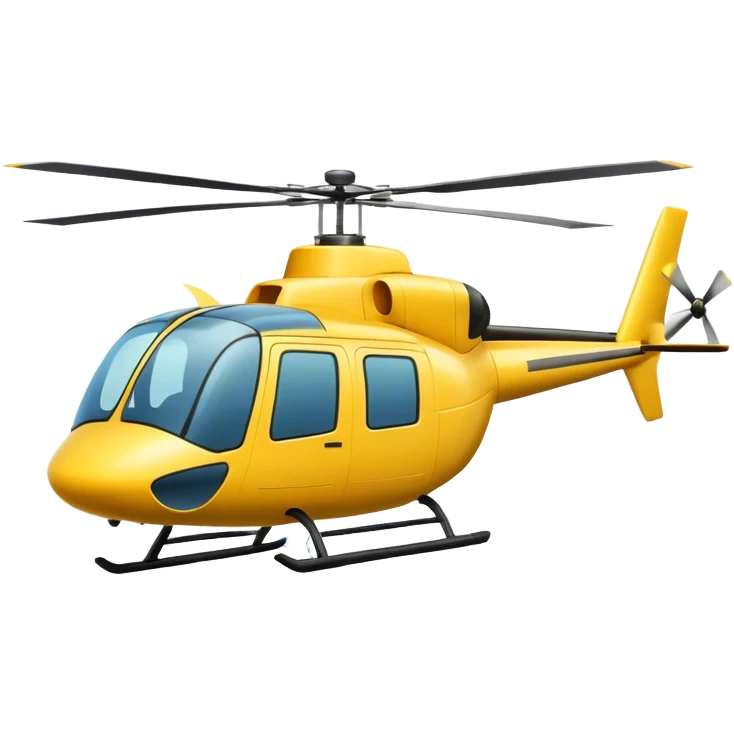 Helicopter sprinkling sunflowers  emoji