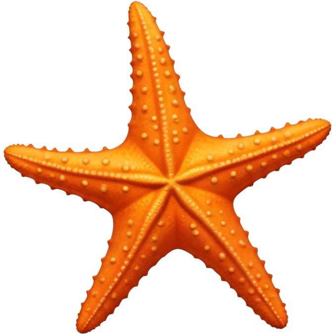 Starfish with no face emoji
