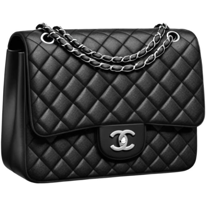 chanel tweed bag emoji