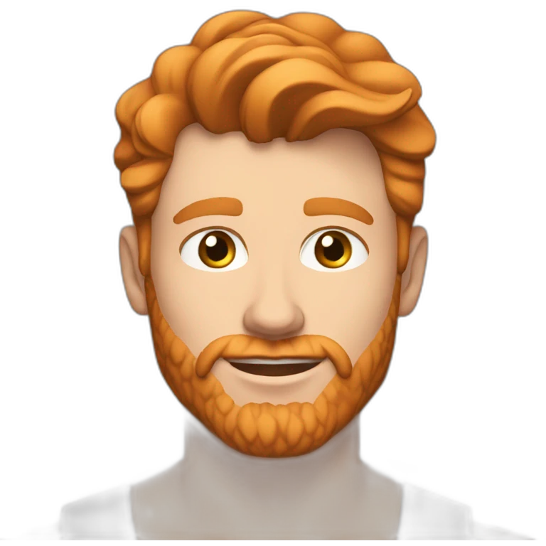 sexy-fit-ginger-brunette-caucasian-gay-man emoji