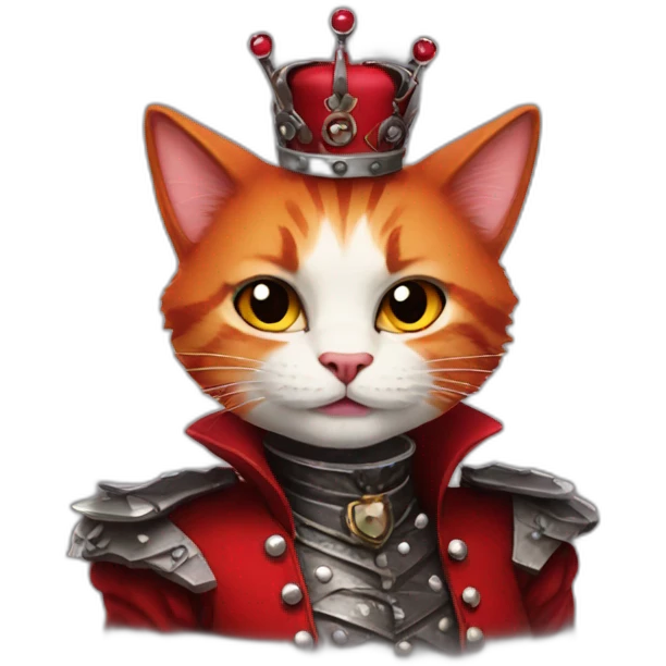 red queen cat punk emoji