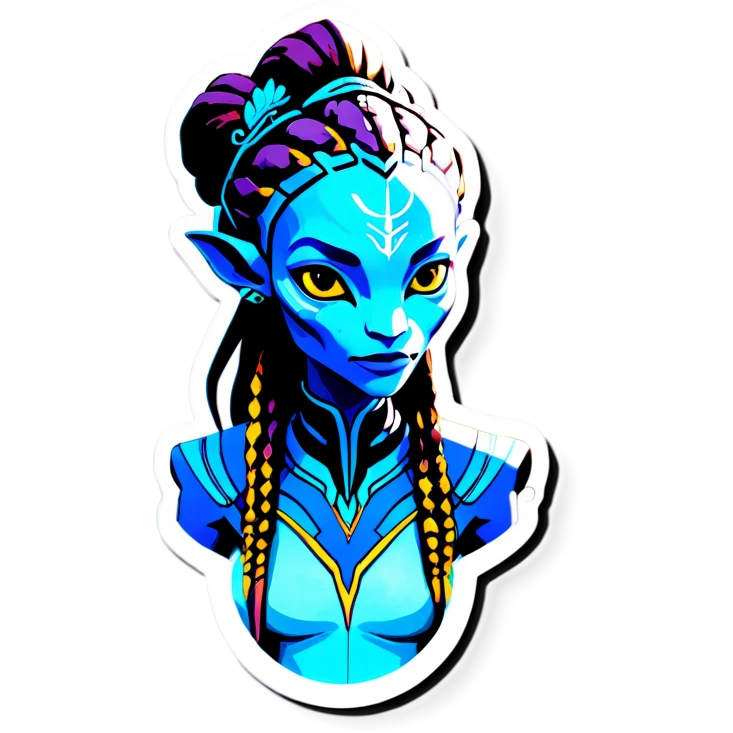 Create neytiri from avatar  emoji