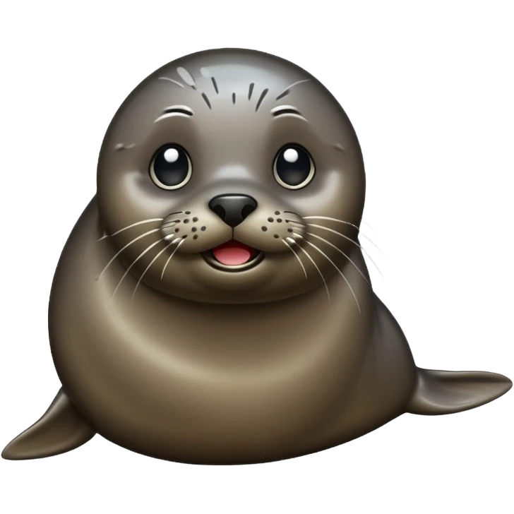 Seal surprises emoji