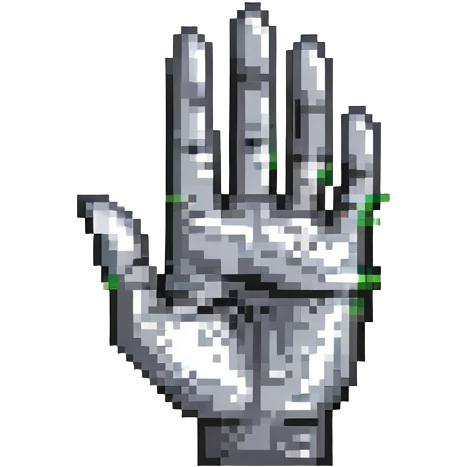 hand with three fingers emoji